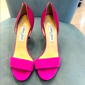 Jimmy Choo Pink Women's Heels size 40 suede
